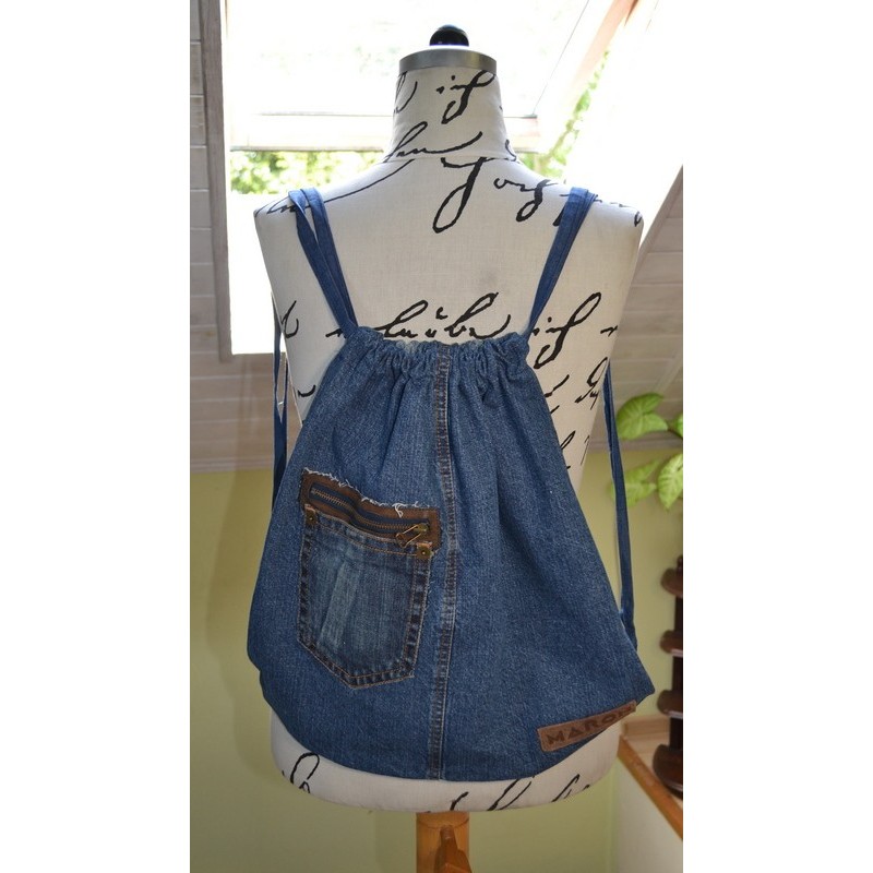 Dżinsowy plecak UNISEX