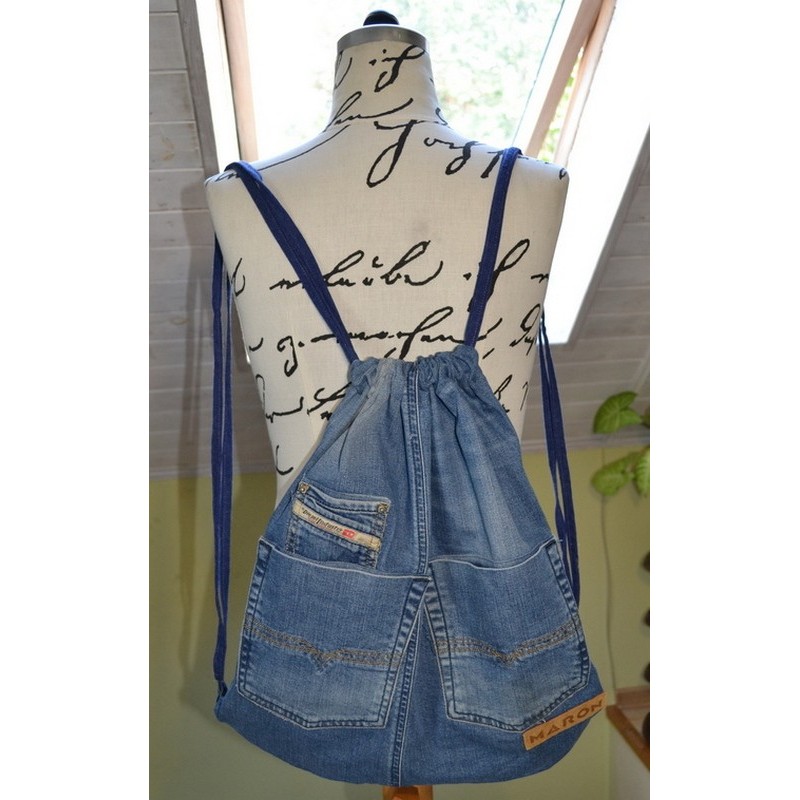 Dżinsowy plecak UNISEX