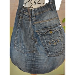 Duża dżinsowa torba HOBO